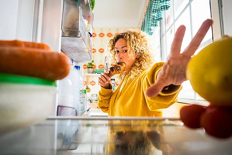 eating disorder refrigerator food