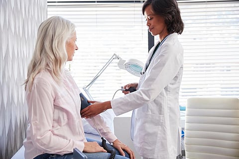 doctor patient woman