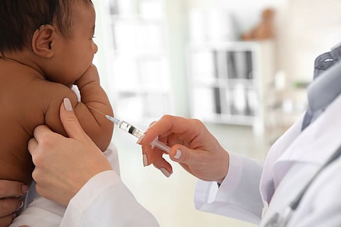 vaccine vaccination infant black baby shot
