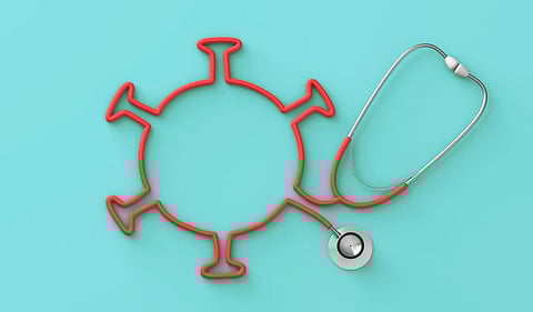 heart covid stethoscope coronavirus