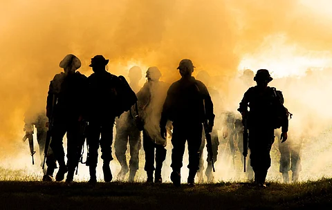 military servicemen army