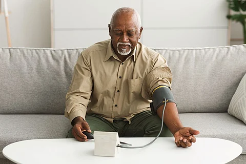 blood pressure black man senior