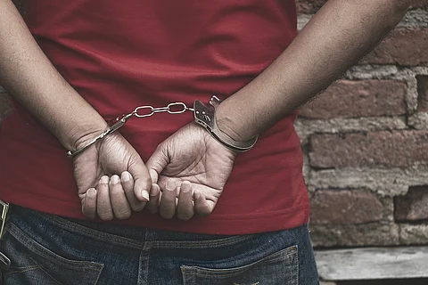 Black teen arrest police