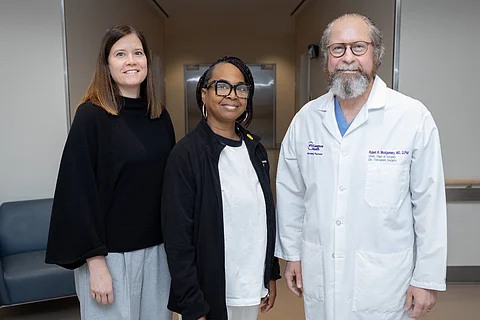 (L-R) Dr. Jayme Locke, Towana Looney, Dr. Robert Montgomery