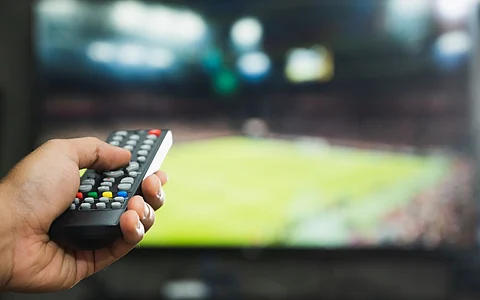 television TV sedentary