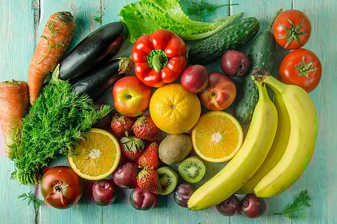 fruits vegetables vegetarian vegan
