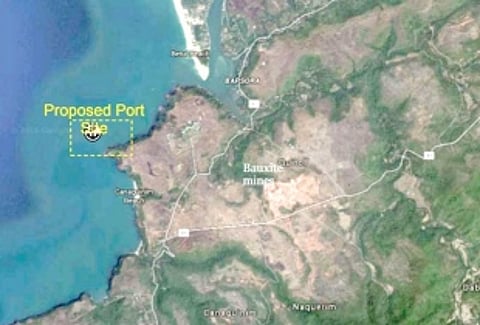 MORMUGAO PORT AS AT PRESENT