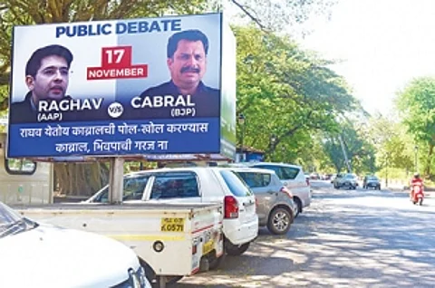 After build-up, power debate short circuited