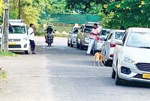 With taxis occupying most of parking space around Dabolim airport, residents inconvenienced terribly