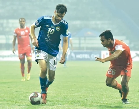 Lukman hat-trick powers Real Kashmir FC to victory over spirited NEROCA