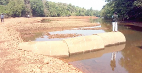 Murdi, Baga oppose bhandara project on Opa-Khandepar River
