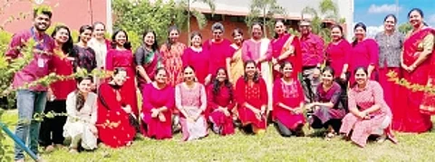 Navratri Colours at the Workplace