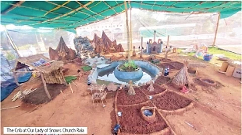 Preparing for Christmas with Goa’s dedicated crib makers