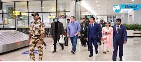 International delegates arrive for G20 health meet in Goa