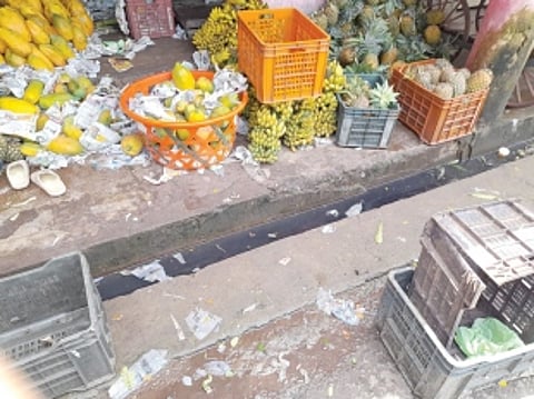 Ugly site: Mapusa’s agri yard an eyesore