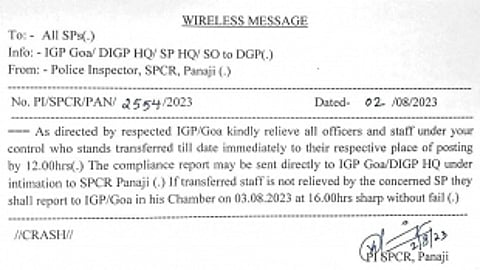 For over a year many Goa cops simply refused to leave their postings to join their new ones