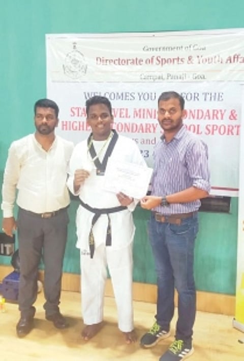 Rosary HS wins honours at State C’ship in Taekwondo