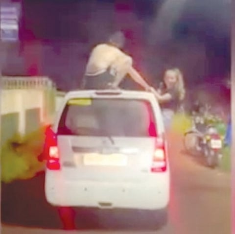 Taxi driver booked for reckless driving after video goes viral on social media
