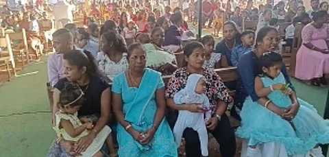 Jesus Mary Joseph Church, Nuvem, Commemorates Holy Innocents Day with Blessing of Infants