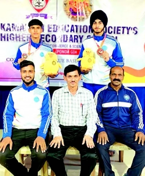 Kamakshi HSS students shine at Indian Open Kickboxing