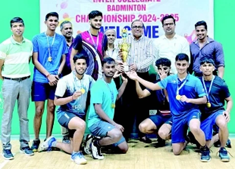 S S Dempo College of Commerce & Economics clinch Men, Women Badminton GU Inter-Collegiate C’ships