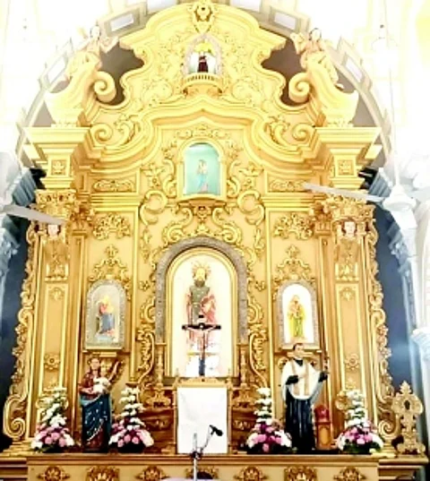 Honouring Saint Joaquim with celebrations at Borda-Margao