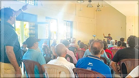 Sao Mathias gram sabha deliberates
on house tax, ferry and bus
services for Exposition