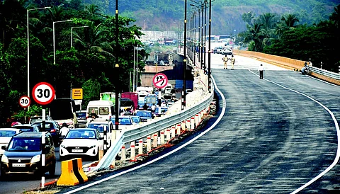 CM opens Chimbel flyover on
Old Goa bypass ahead of Exposition