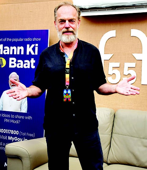 I would very much love to work here: Hugo Weaving