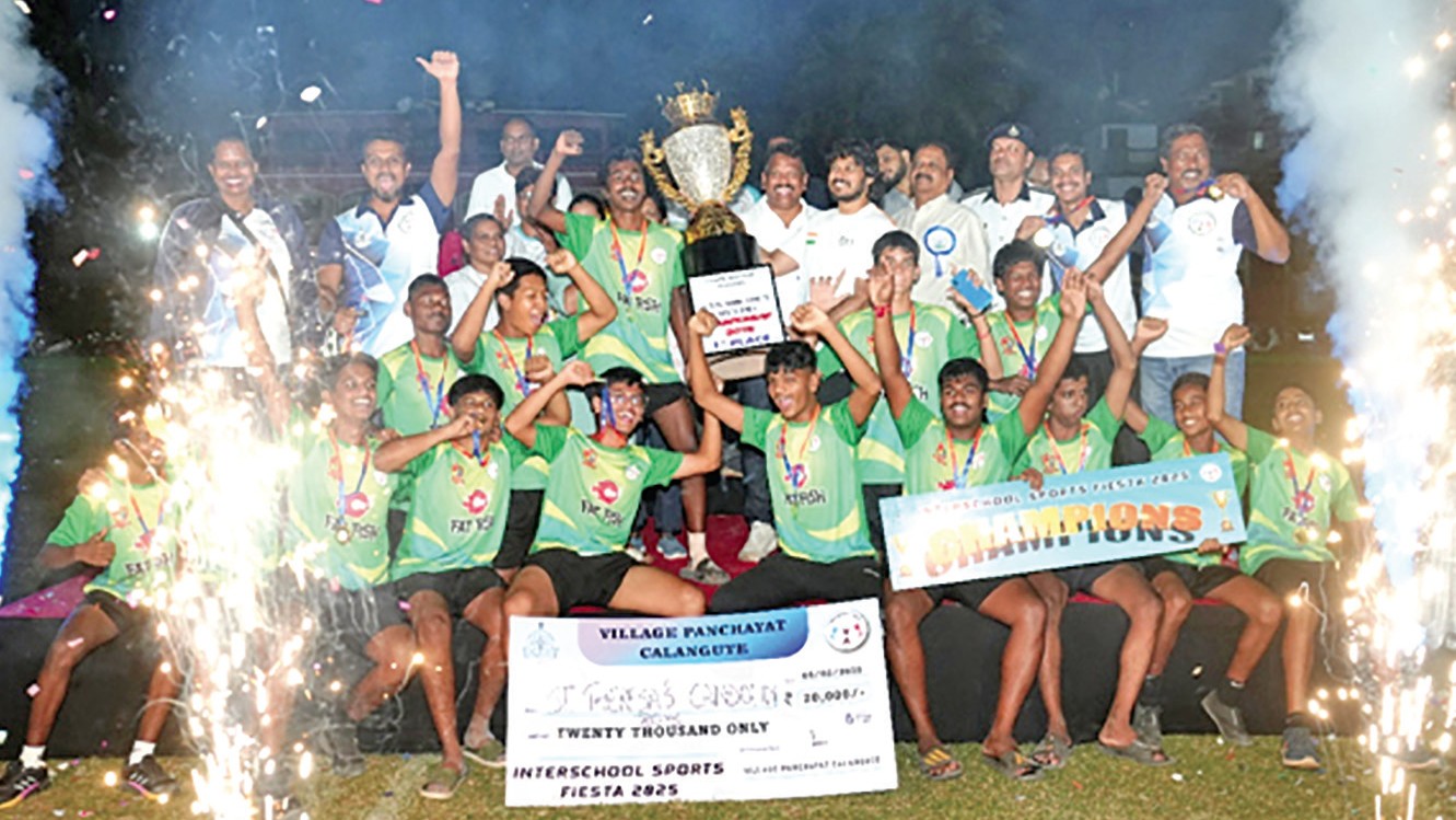 Interschool Sports Fiesta 2025 Concludes with Grand Finale at Calangute’s Poriat Ground