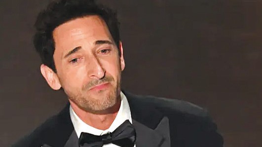 Adrien Brody Breaks Record with Longest Oscar Acceptance Speech for 'The Brutalist'