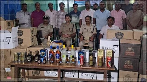 Karnataka Excise Seizes 670 Liters of Goa Liquor, Arrests Rakesh Chougule in Belagavi