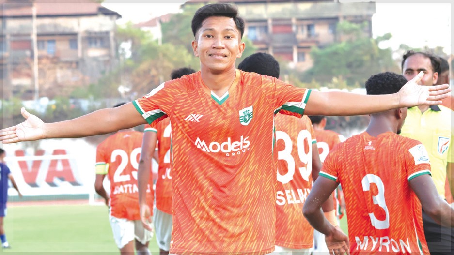 Sporting Clube de Goa Wins 1-0 Against Chanmari FC in I-League 2 at Bambolim
