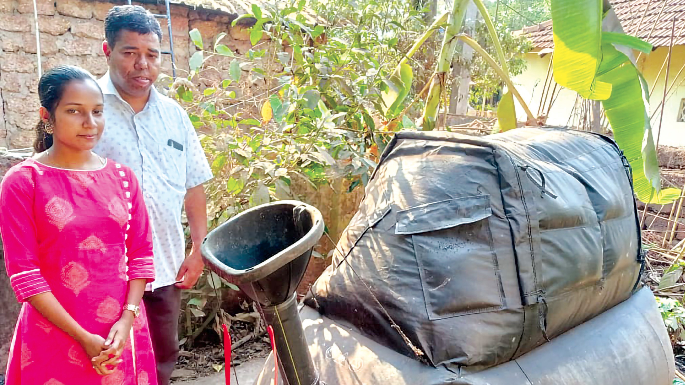 Goa’s First Home Biogas Plant Installed by Rupesh Chopdekar in Haturlim Village