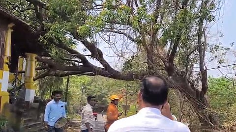 Powerful Storm Devastates Maye and Chodan Villages, Causing Widespread Damage and Power Outages