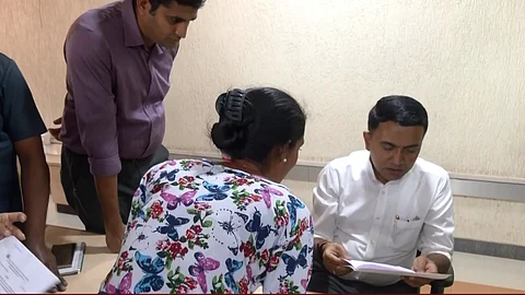 Goa Chief Minister Pramod Sawant holds Janta Darbar to address public concerns in Sankhali