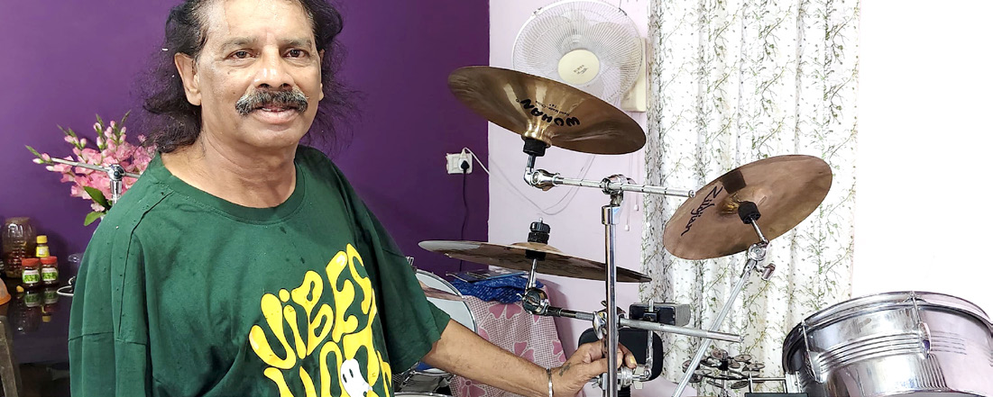 For veteran drummer Cosme ‘Cozy’ Fernandes, passion plays louder than money