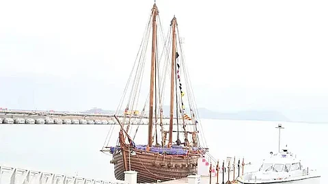 INSV Kaundinya: Indian Navy Revives Ancient Maritime Legacy with Reconstructed 5th-Century Ship