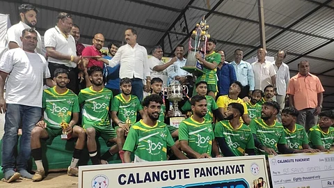 St Savio SC Calangute Crushes Saligao Sporting 5-0 to Lift Calangute Panchayat Cup