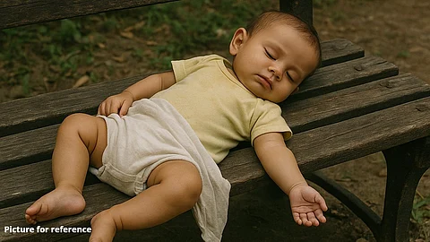 Abandoned 6-Month-Old Baby Found on Bench in Colva