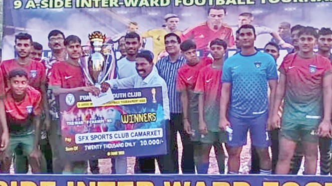 SFX Sports Club Wins Fondegal Youth Club Inter-Ward Football Tournament