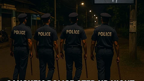 Sanguem Police Boost Night Patrol After Naked Intruder Caught on CCTV