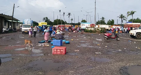 Margao Wholesale Fish Market in Filthy State Again, Sardesai Slams SGPDA