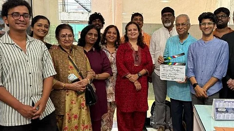 Konkani Short Film "GHAR" Launched with Muhurat Clap by Noted Writer Adv Uday Bhembre