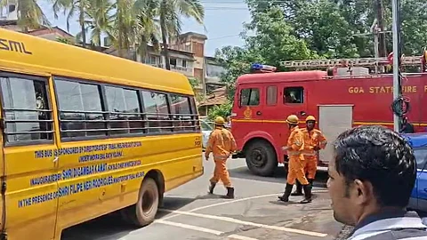 Fire Spark Detected Under Bal Rath Bus at St Joseph High School; Prompt Action Averts Major Incident