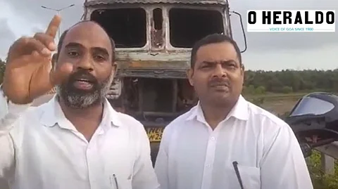 Liquor, Lies, and Flames: Pernem Truck Fire Ignites Political Storm