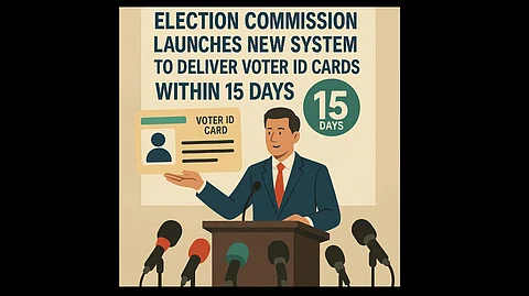 Election Commission Launches New System to Deliver Voter ID Cards Within 15 Days