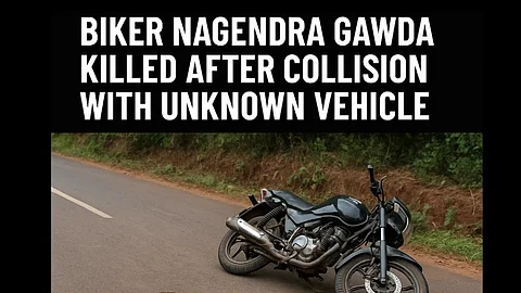 Hit-and-Run in Joida: Biker Nagendra Gawda Killed After Collision with Unknown Vehicle