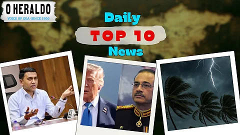 Daily10@Herald: Land Scam Kingpin Suhail Held in Quepem; IMD Issues Rain Alert in Goa Till June 27