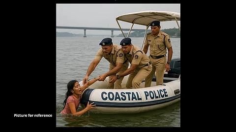Coastal Police Save Minor Girl from Drowning in Mandovi River
